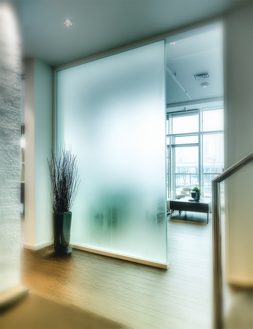 Frosted Privacy glass